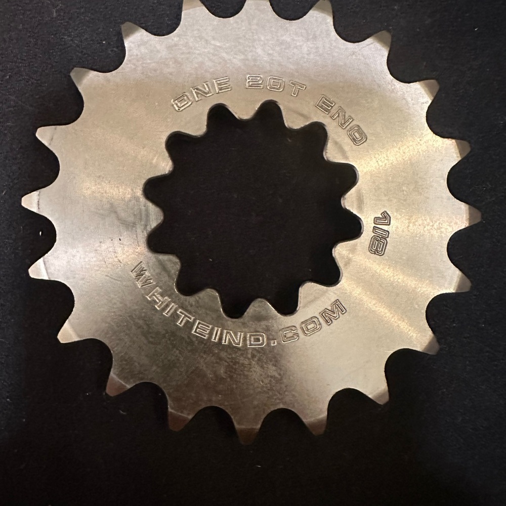 Silver Bike Cog